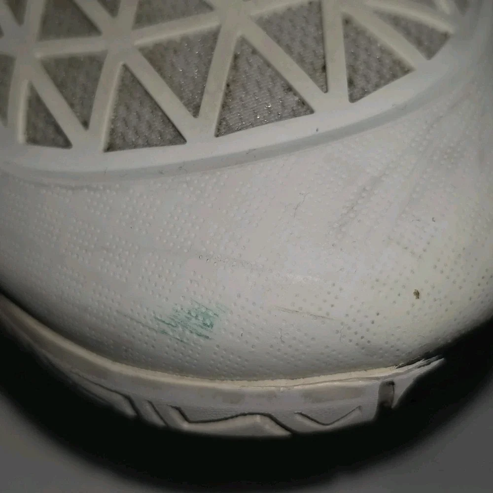 Nike Zoom Cage 2  Athletic Tennis‎ Shoes White Volt Blue 705247-147 Mens Size 9